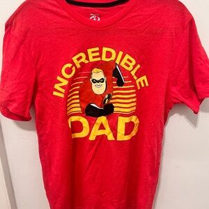 Red Incredible Dad T-Shirt